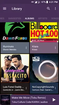 Bass Music Player android App screenshot 3