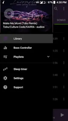 Bass Music Player android App screenshot 5